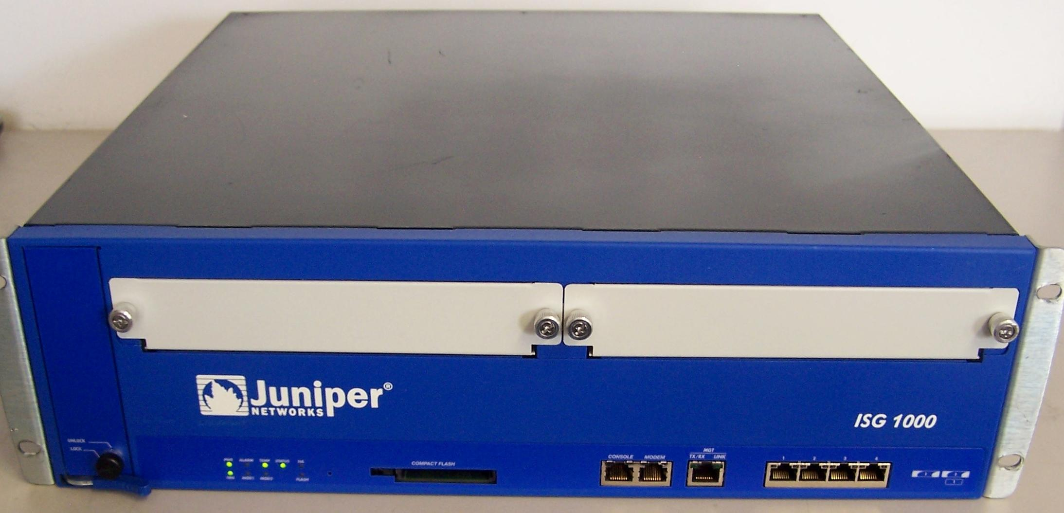 Juniper ISG1000 Firewall image 3